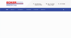 Desktop Screenshot of eckerwindow.com